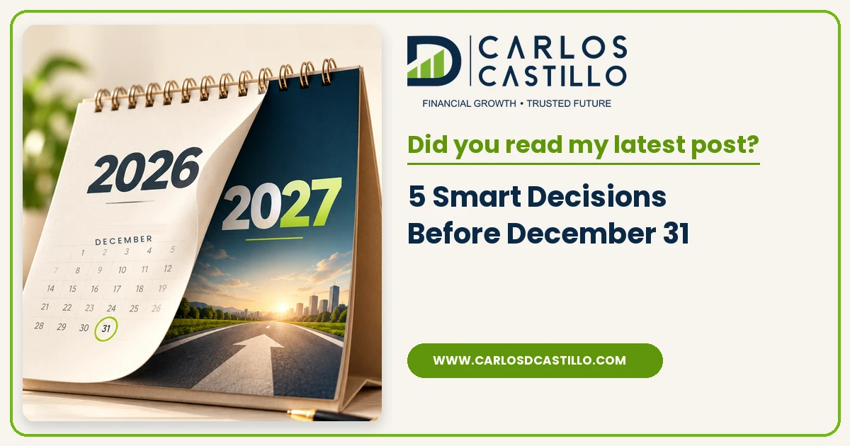 Year-End Financial Checklist in Canada 2026-2027: 5 Smart Decisions Before December 31